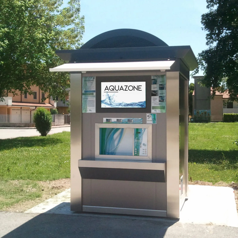 AQUAZONE, la Maison de l'Eau - kiosque de distribution d'eau potable